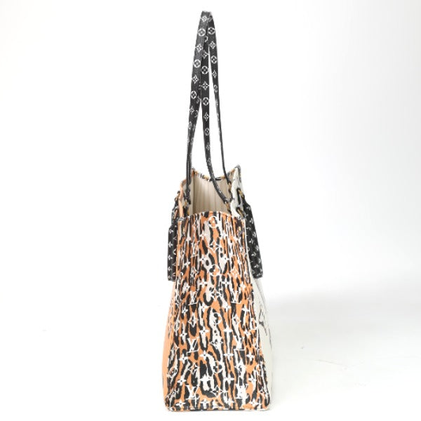 LOUIS VUITTON Tote Bag
 2WAY Monogram Jungle On the Go GM M44675 Orange/White LV
 [SS]
 【second hand】 