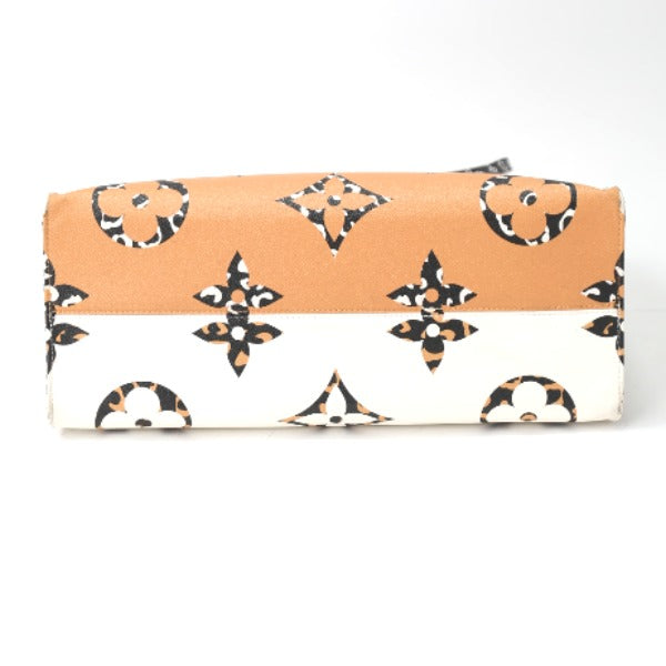 LOUIS VUITTON Tote Bag
 2WAY Monogram Jungle On the Go GM M44675 Orange/White LV
 [SS]
 【second hand】 