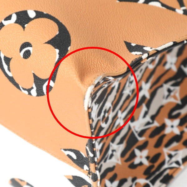 LOUIS VUITTON Tote Bag
 2WAY Monogram Jungle On the Go GM M44675 Orange/White LV
 [SS]
 【second hand】 