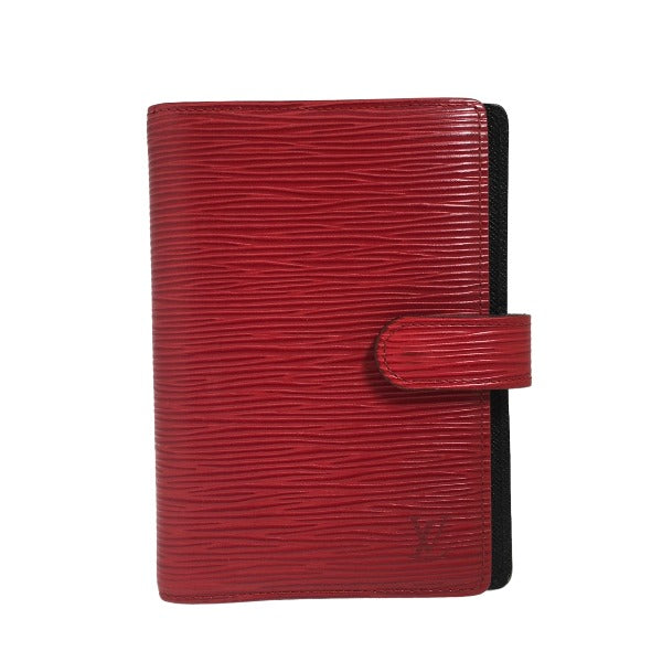 Louis Vuitton LOUIS VUITTON Notebook Cover
 Epi Agenda PM Notebook Cover, Epi Leather R20057, Castilian Red, LV
 [SS]
 【second hand】 