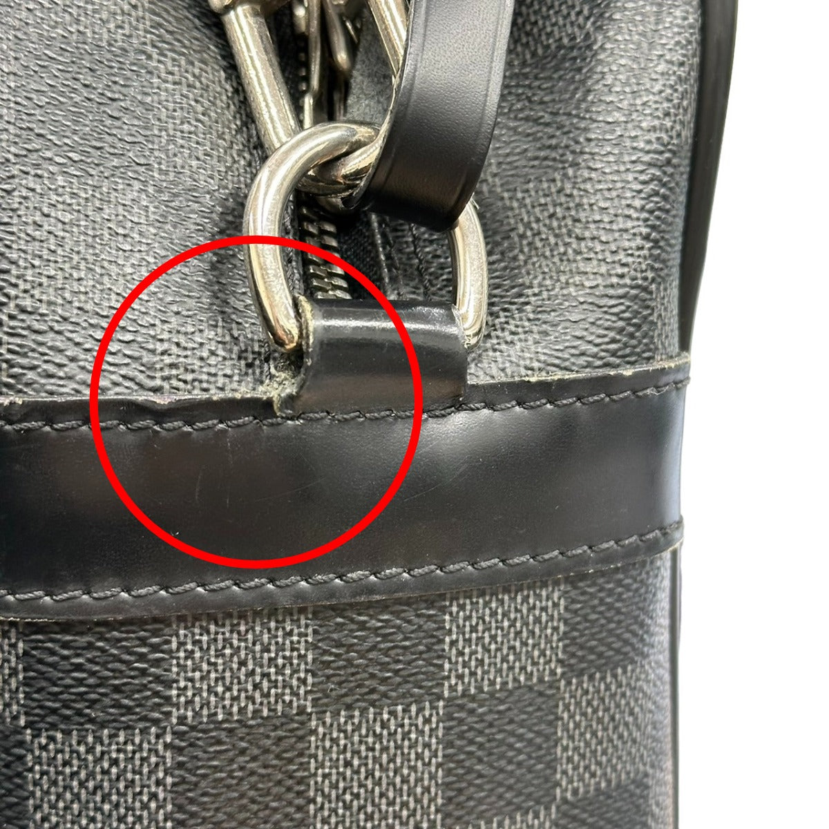 LOUIS VUITTON Shoulder Bag
 Business bag Damier Graphite Ikar Damier Graphite canvas N23253 Grey LV
 [SS]
 【second hand】 
