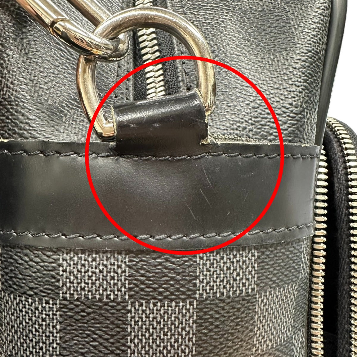 LOUIS VUITTON Shoulder Bag
 Business bag Damier Graphite Ikar Damier Graphite canvas N23253 Grey LV
 [SS]
 【second hand】 