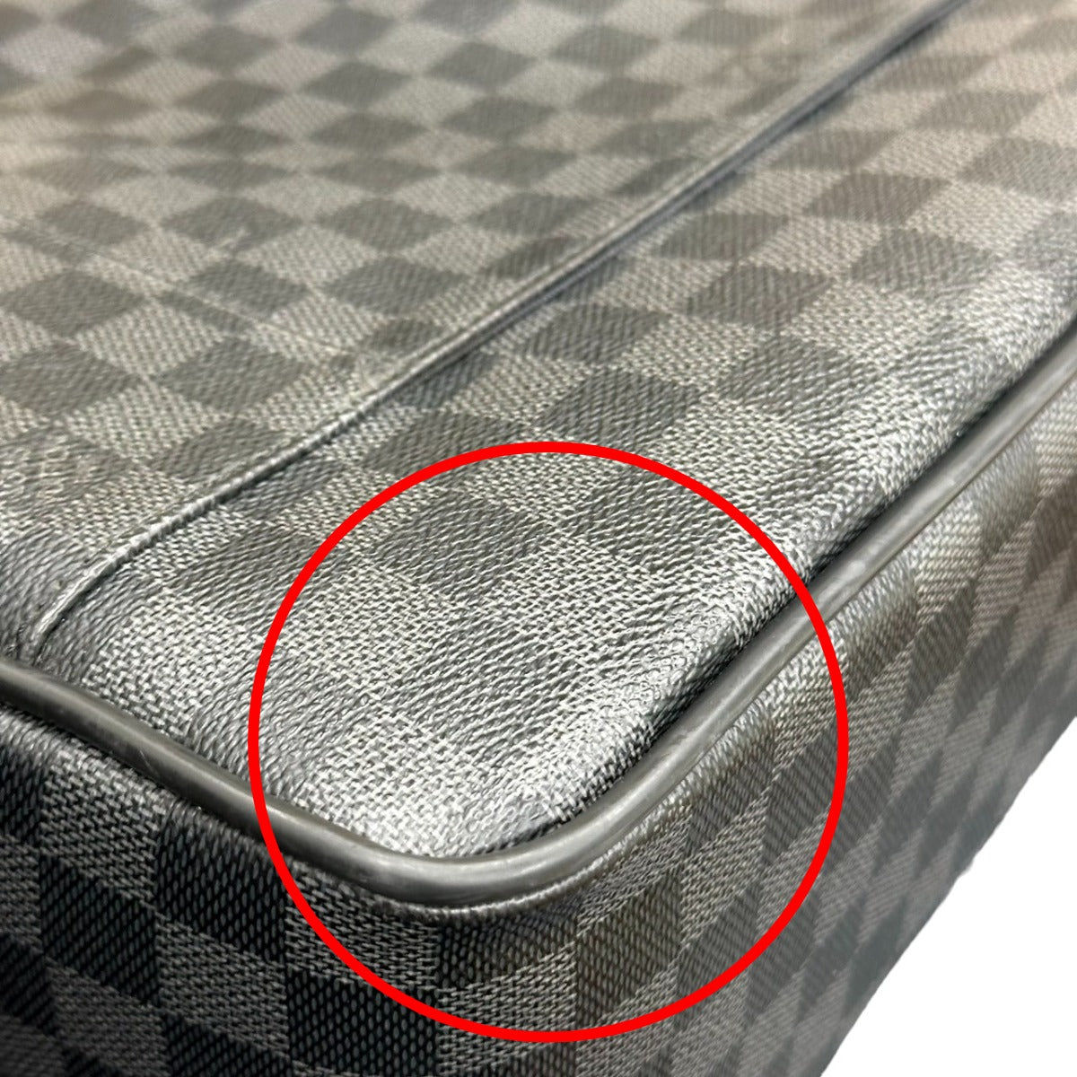 LOUIS VUITTON Shoulder Bag
 Business bag Damier Graphite Ikar Damier Graphite canvas N23253 Grey LV
 [SS]
 【second hand】 