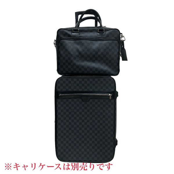 ルイヴィトン LOUIS VUITTON ショルダーバッグ
 ビジネスバッグ ダミエ・グラフィット イカール ダミエグラフィットキャンバス N23253 グレー LV
 【SS】
 【中古】