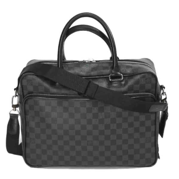 ルイヴィトン LOUIS VUITTON ショルダーバッグ
 ビジネスバッグ ダミエ・グラフィット イカール ダミエグラフィットキャンバス N23253 グレー LV
 【SS】
 【中古】