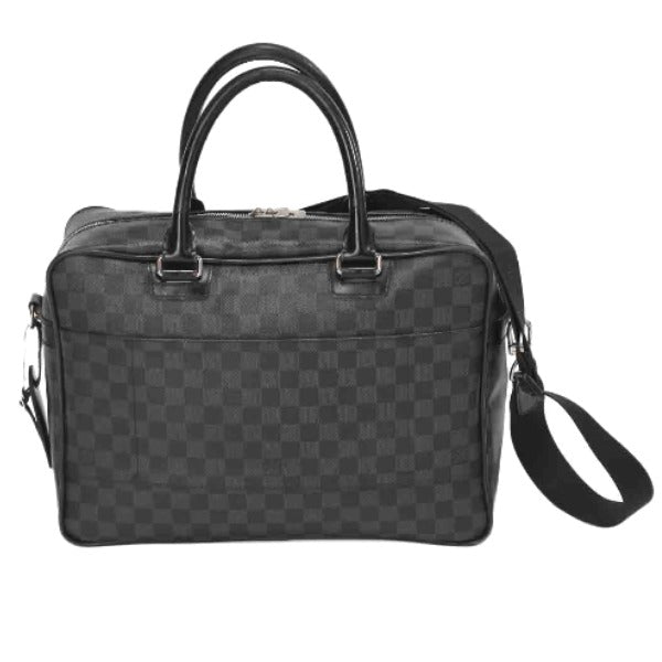 ルイヴィトン LOUIS VUITTON ショルダーバッグ
 ビジネスバッグ ダミエ・グラフィット イカール ダミエグラフィットキャンバス N23253 グレー LV
 【SS】
 【中古】