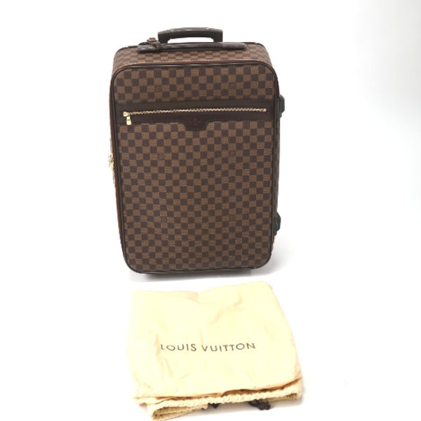 ルイヴィトン LOUIS VUITTON キャリーバッグ
 キャスター付き旅行かばん ダミエ ペガス55 ダミエキャンバス N23294 ブラウン LV
 【SS】
 【中古】