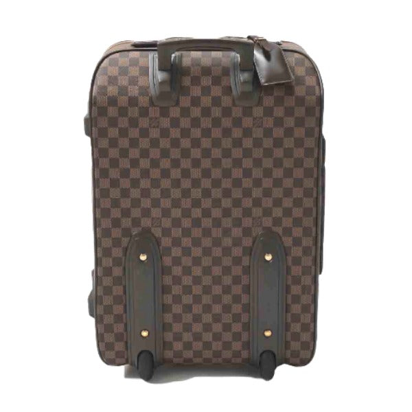 ルイヴィトン LOUIS VUITTON キャリーバッグ
 キャスター付き旅行かばん ダミエ ペガス55 ダミエキャンバス N23294 ブラウン LV
 【SS】
 【中古】