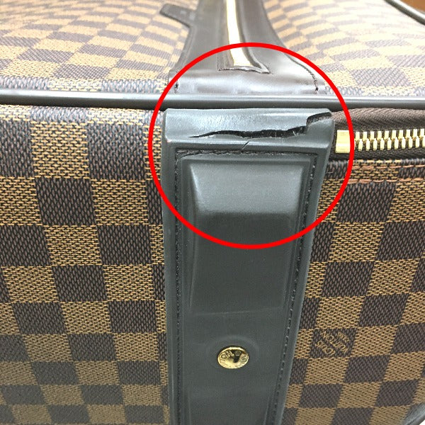 ルイヴィトン LOUIS VUITTON キャリーバッグ
 キャスター付き旅行かばん ダミエ ペガス55 ダミエキャンバス N23294 ブラウン LV
 【SS】
 【中古】