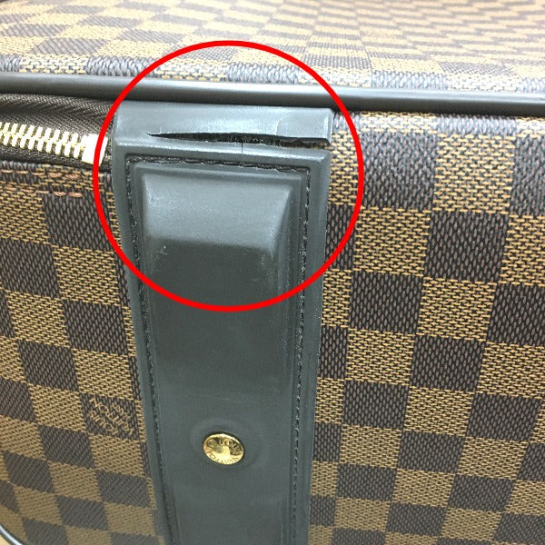 ルイヴィトン LOUIS VUITTON キャリーバッグ
 キャスター付き旅行かばん ダミエ ペガス55 ダミエキャンバス N23294 ブラウン LV
 【SS】
 【中古】