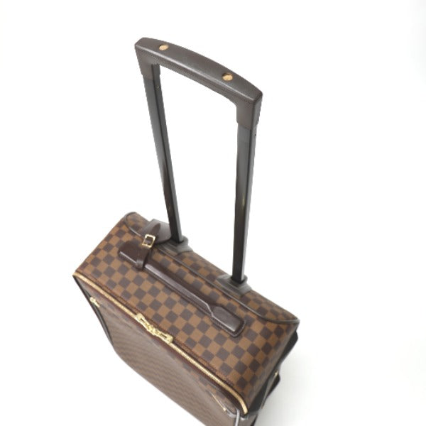 ルイヴィトン LOUIS VUITTON キャリーバッグ
 キャスター付き旅行かばん ダミエ ペガス55 ダミエキャンバス N23294 ブラウン LV
 【SS】
 【中古】