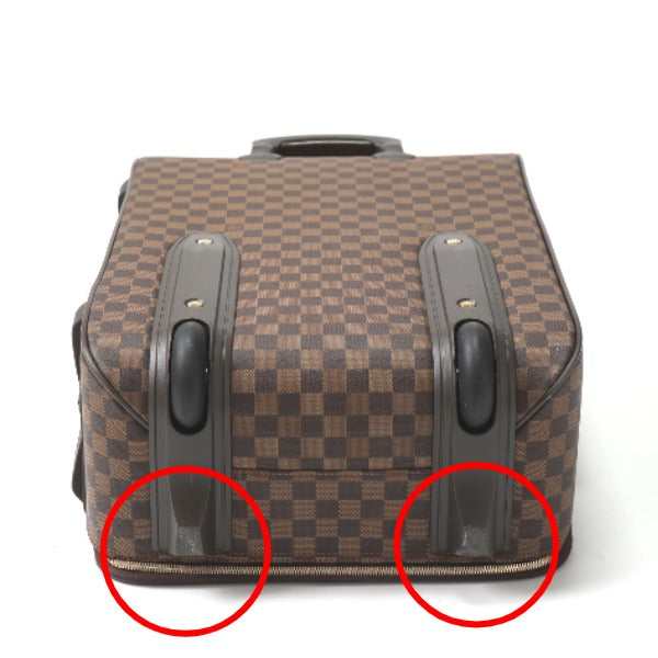 ルイヴィトン LOUIS VUITTON キャリーバッグ
 キャスター付き旅行かばん ダミエ ペガス55 ダミエキャンバス N23294 ブラウン LV
 【SS】
 【中古】