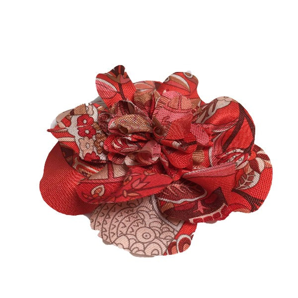 Hermes brooch
 Corsage Flower Red [SS]
 【second hand】 