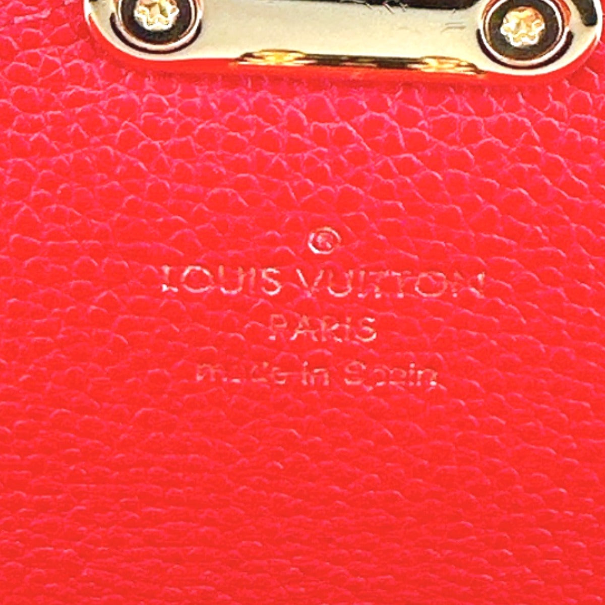 Louis Vuitton LOUIS VUITTON Long Wallet
 Long Wallet Monogram Portefeuille Monogram Canvas M62459 Red LV
 [SS]
 【second hand】 