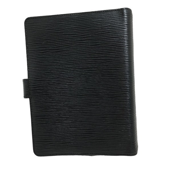 Louis Vuitton LOUIS VUITTON Notebook Cover
 Epi Agenda MM System Organizer Cover, Epi Leather R20042 Noir LV
 [SS]
 【second hand】 