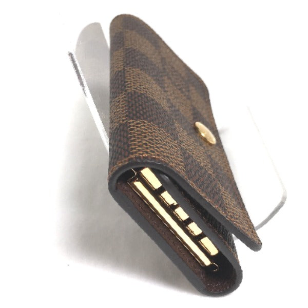 LOUIS VUITTON Key Case
 Damier Multicle 4 Key Case for 4 Keys, Damier Canvas N62631, Brown, LV
 [SS]
 【second hand】