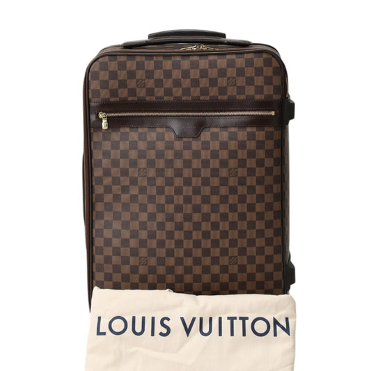 ルイヴィトン LOUIS VUITTON キャリーバッグ
 キャスター付き旅行かばん ダミエ ペガス55  ダミエキャンバス N23294 ブラウン LV
 【SS】
 【中古】