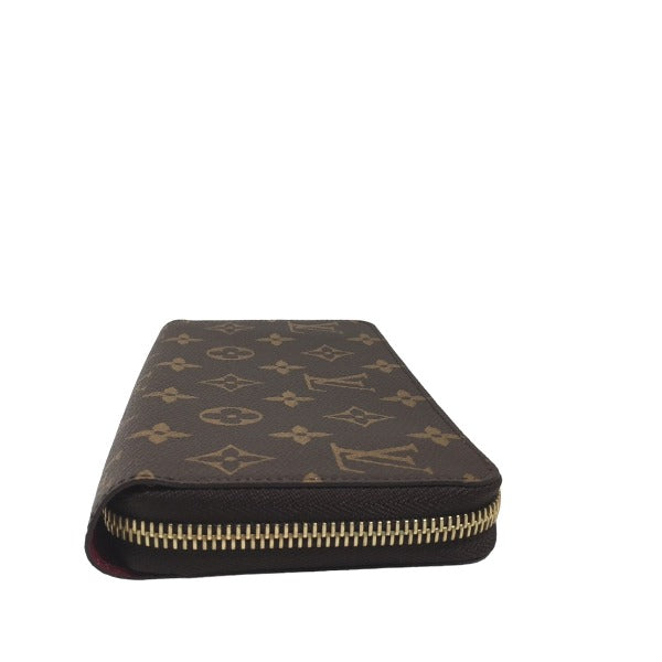 Louis Vuitton LOUIS VUITTON Long Wallet
 Round zipper Monogram Zippy Wallet Monogram Canvas M41895 Fuchsia LV
 【second hand】 