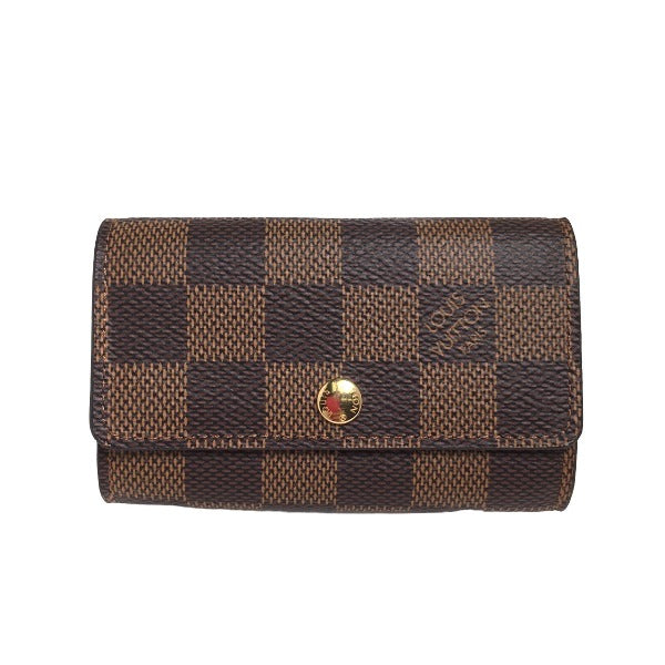 LOUIS VUITTON Key Case
 Damier Multicle 6 Key Case for 6 Keys, Damier Canvas N62630 Brown LV
 [SS]
 【second hand】