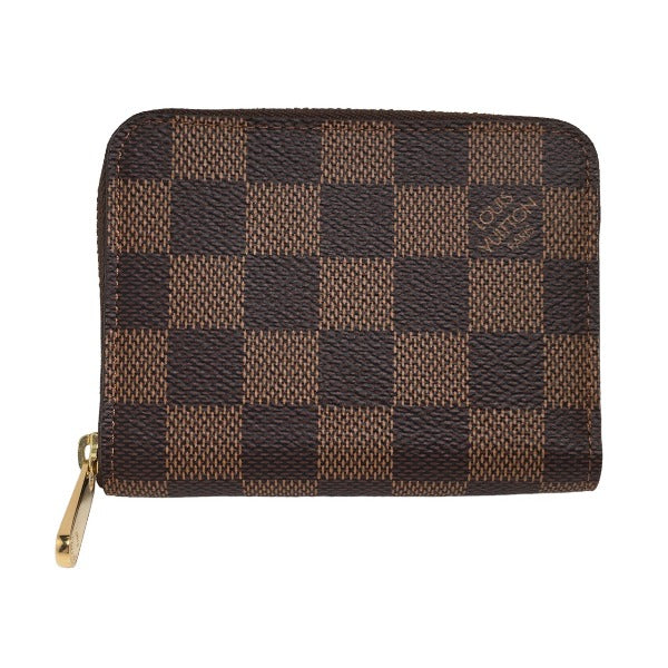 LOUIS VUITTON coin case
 Coin Case Damier Ebene Zipper Coin Purse Damier Canvas N63070 Brown LV
 【second hand】 