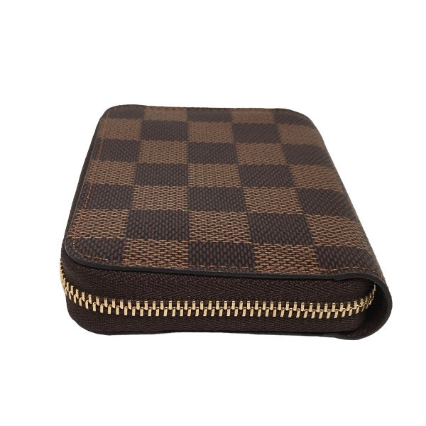 LOUIS VUITTON coin case
 Coin Case Damier Ebene Zipper Coin Purse Damier Canvas N63070 Brown LV
 【second hand】 