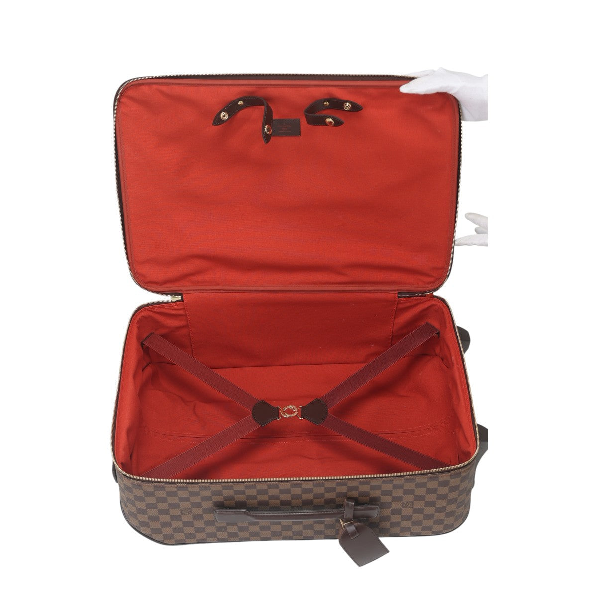 ルイヴィトン LOUIS VUITTON キャリーバッグ
 キャリーバッグ ペガス55 ダミエ ダミエキャンバス N23294 ブラウン LV
 【SS】
 【中古】