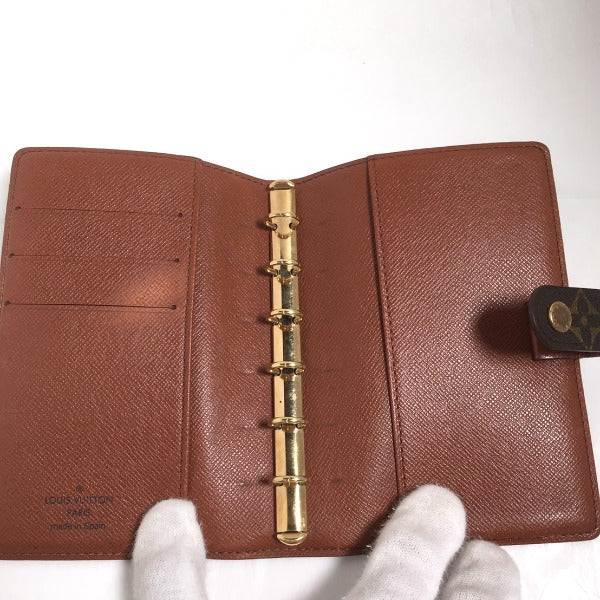 Louis Vuitton LOUIS VUITTON Notebook Cover
 Monogram Agenda PM Monogram Canvas R20005 Brown LV
 [SS]
 【second hand】 