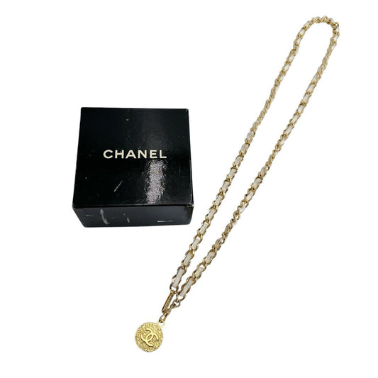 シャネル CHANEL ベルト
 ベルト ヴィンテージロゴチェーンベルト メタル ホワイトゴールド 【SS】
 【中古】