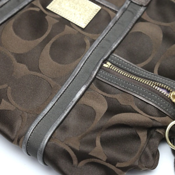 Coach shoulder bag
 Shoulder bag 2way 13843 Brown [SS]
 【second hand】 