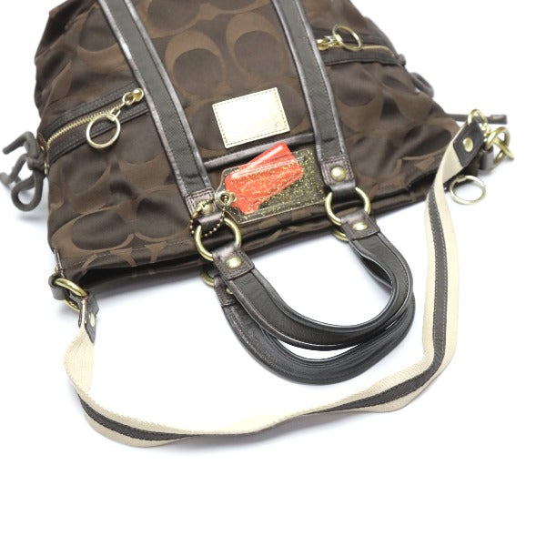 Coach shoulder bag
 Shoulder bag 2way 13843 Brown [SS]
 【second hand】 