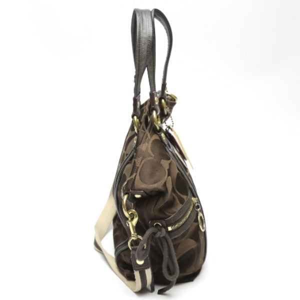 Coach shoulder bag
 Shoulder bag 2way 13843 Brown [SS]
 【second hand】 