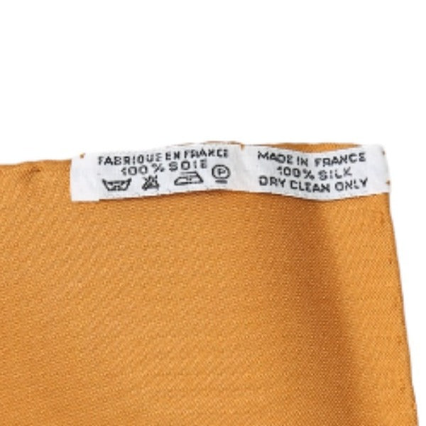 HERMES handkerchief
 Carré 45 Silk Silk Orange [SS]
 【second hand】 