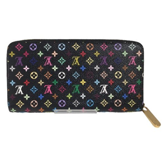 Louis Vuitton LOUIS VUITTON Long Wallet
 Round Zipper Monogram Multicolor Zippy Wallet Monogram Multicolor M60243 Noir Grenard LV
 [SS]
 【second hand】 