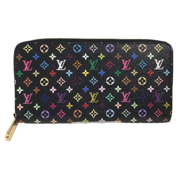 Louis Vuitton LOUIS VUITTON Long Wallet
 Round Zipper Monogram Multicolor Zippy Wallet Monogram Multicolor M60243 Noir Grenard LV
 [SS]
 【second hand】 