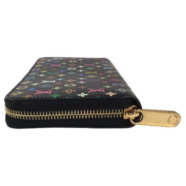 Louis Vuitton LOUIS VUITTON Long Wallet
 Round Zipper Monogram Multicolor Zippy Wallet Monogram Multicolor M60243 Noir Grenard LV
 [SS]
 【second hand】 