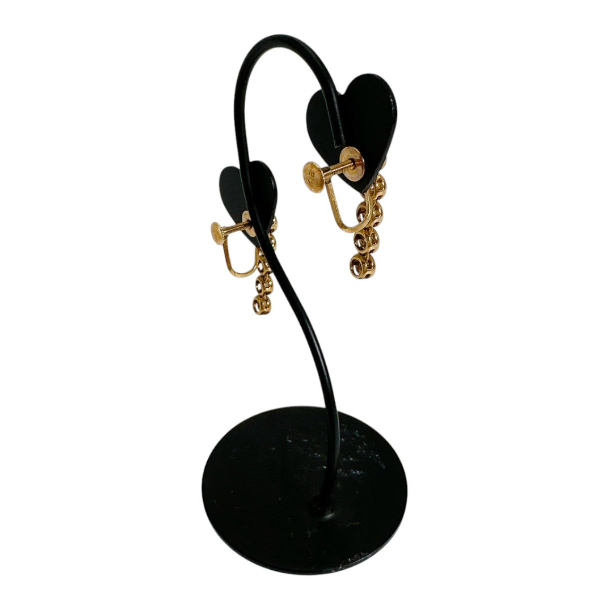 イヤリング
 0.1ct ×2個 ダイヤ K18 K18ゴールド ゴールド 【SS】
 【中古】