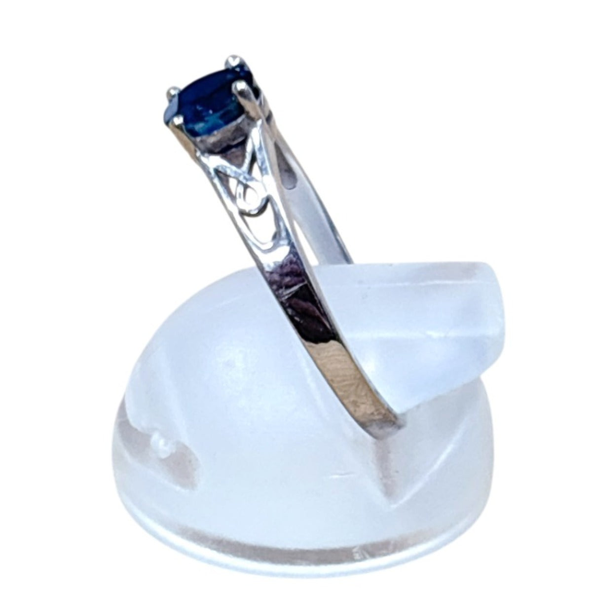 リング・指輪
 指輪 11.5号 サファイア K14 K14ホワイトゴールド シルバー 【SS】
 【中古】