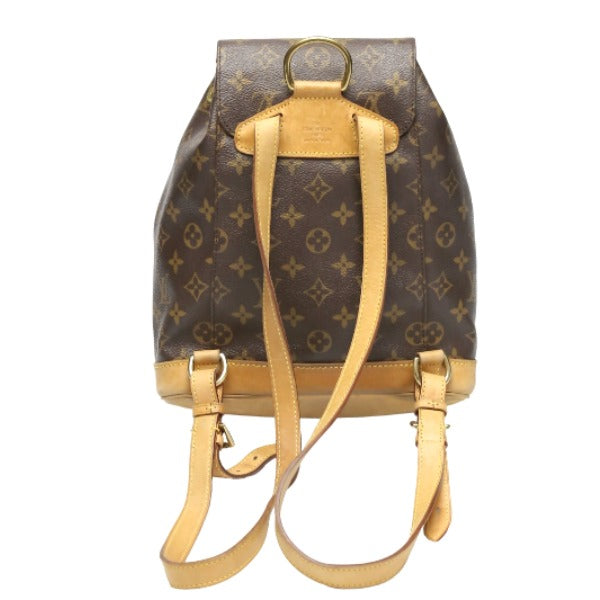 ルイヴィトン LOUIS VUITTON リュック・デイパック
 リュックサック モノグラム モンスリMM モノグラムキャンバス M51136 ブラウン LV
 【SS】
 【中古】