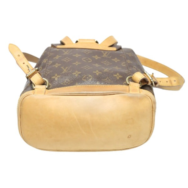 ルイヴィトン LOUIS VUITTON リュック・デイパック
 リュックサック モノグラム モンスリMM モノグラムキャンバス M51136 ブラウン LV
 【SS】
 【中古】