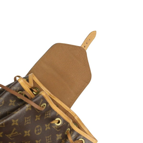 ルイヴィトン LOUIS VUITTON リュック・デイパック
 リュックサック モノグラム モンスリMM モノグラムキャンバス M51136 ブラウン LV
 【SS】
 【中古】