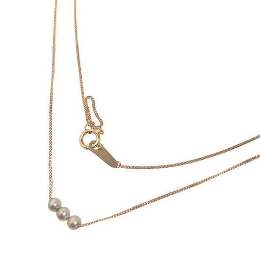 necklace
 Freshwater Pearl K18 K18 Gold Necklace Gold [SS]
 【second hand】 