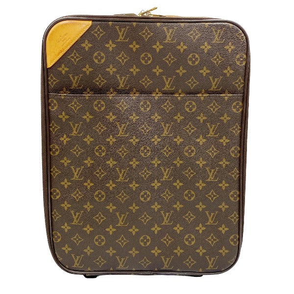 ルイヴィトン LOUIS VUITTON キャリーバッグ
 キャスター付き旅行かばん モノグラム ペガス45 モノグラムキャンバス M23293 ブラウン LV
 【SS】
 【中古】