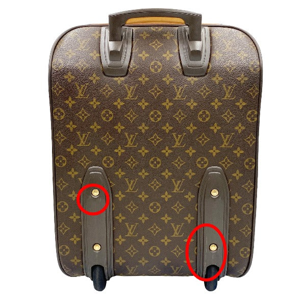 ルイヴィトン LOUIS VUITTON キャリーバッグ
 キャスター付き旅行かばん モノグラム ペガス45 モノグラムキャンバス M23293 ブラウン LV
 【SS】
 【中古】