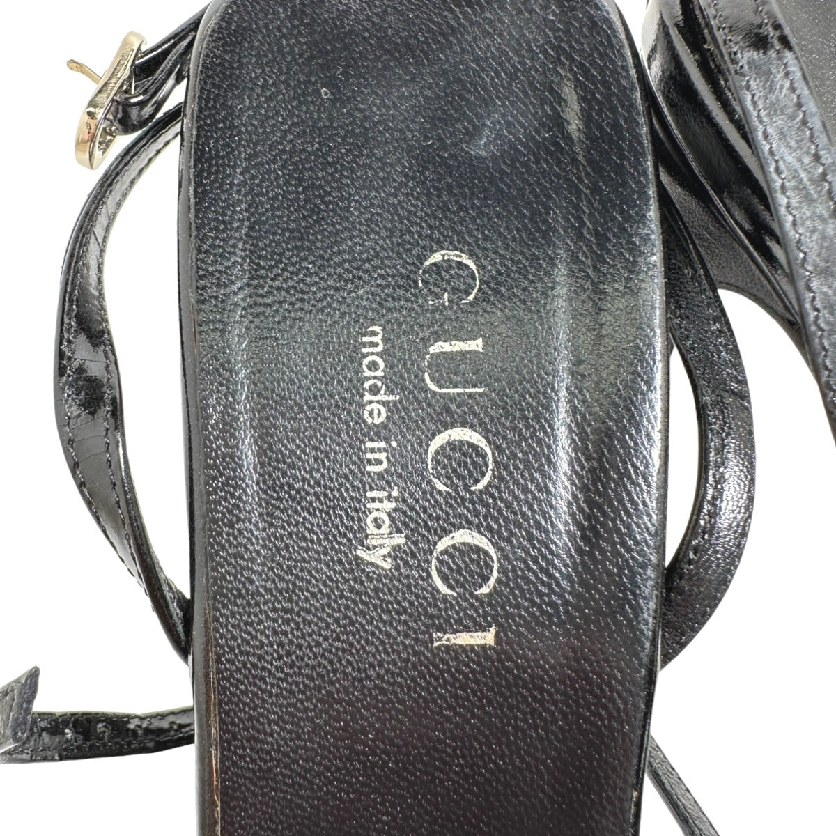 GUCCI Sandals
 
Sandals Patent #36C 23cm Not specified Black [SS]
 【second hand】 