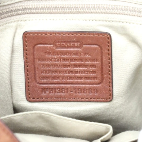 コーチ COACH ショルダーバッグ
 レガシー ダッフル ショルダーバッグ  19889 ブラウン 【SS】
 【中古】