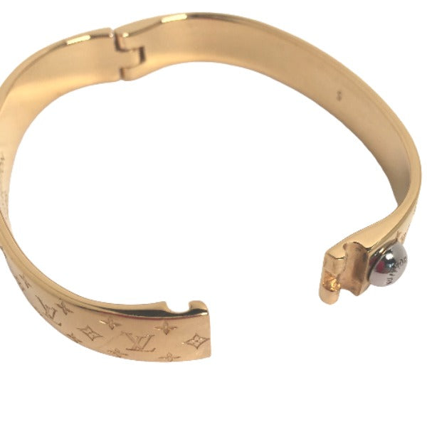 LOUIS VUITTON Bracelets
 Cuff Nanogram Monogram Size S M00251 Gold LV
 [SS]
 【second hand】 