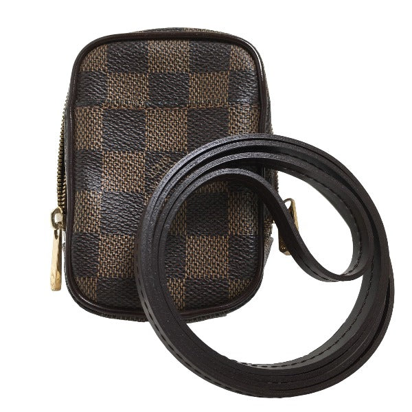 Louis Vuitton LOUIS VUITTON pouch
 Damier Etui Okapi PM Pouch Damier Canvas N61738 Brown LV
 [SS]
 【second hand】 