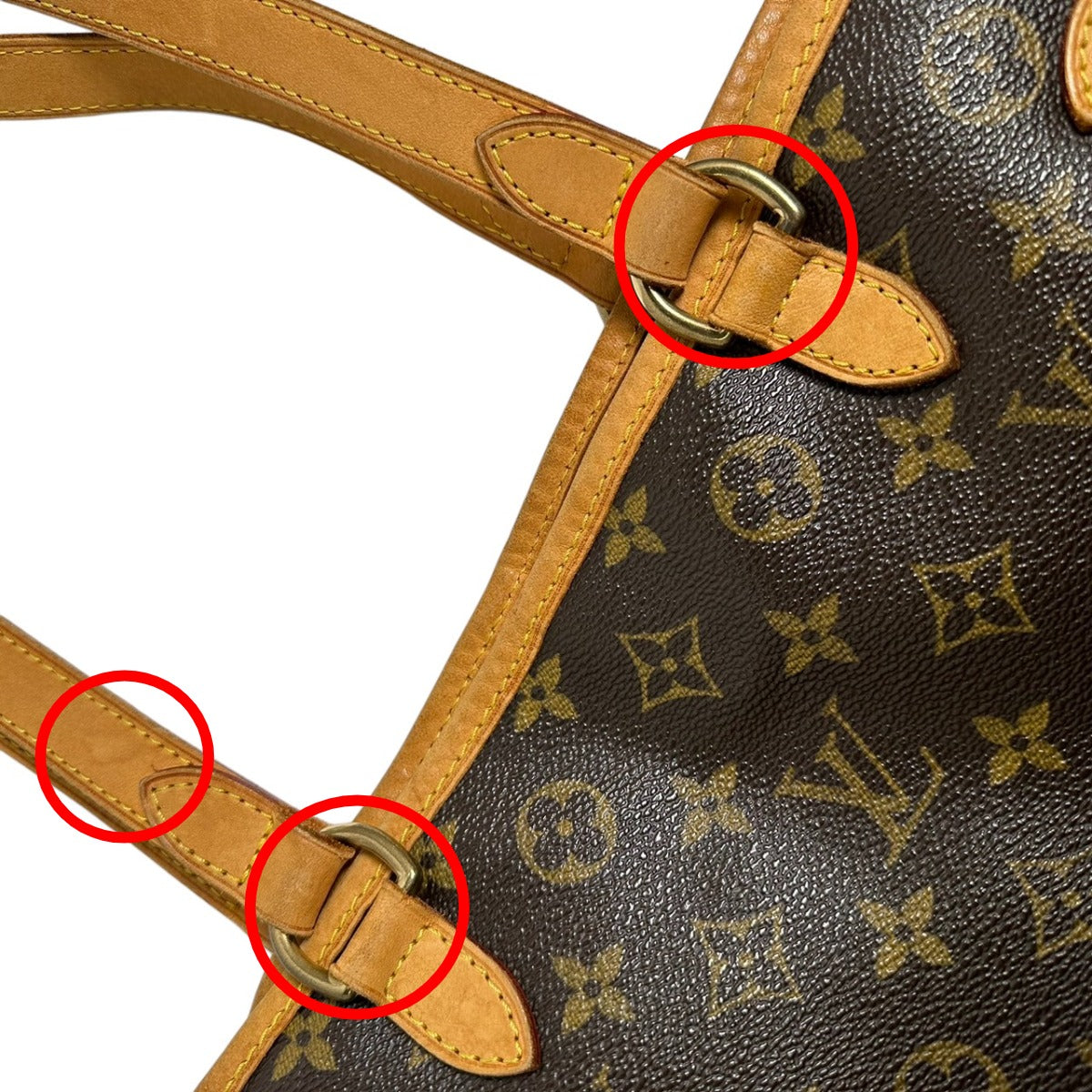 LOUIS VUITTON Tote Bag
 Bag Monogram Batignolles Horizontal Monogram Canvas M51154 Brown LV
 [SS]
 【second hand】