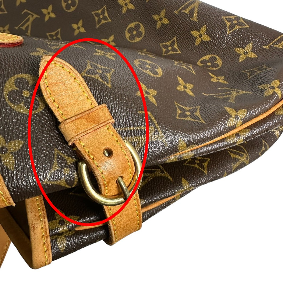 LOUIS VUITTON Tote Bag
 Bag Monogram Batignolles Horizontal Monogram Canvas M51154 Brown LV
 [SS]
 【second hand】