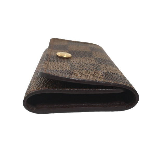 LOUIS VUITTON Key Case
 Damier Multicle 4 Key Case for 4 Keys, Damier Canvas N62631, Brown, LV
 [SS]
 【second hand】 